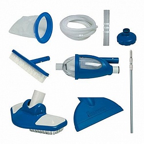 Комплект для очистки бассейна делюкс, с выдвижной рукояткой (Intex, int28003)